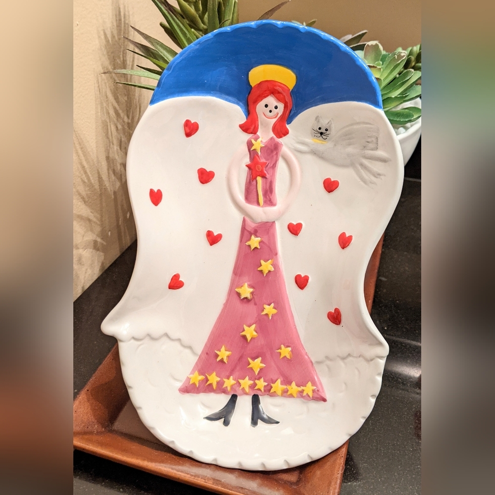 SAVE THE CHILDREN COLLECTION BY CENTRUM "MY ANGEL" CERAMIC TRAY BY ELIZABETH